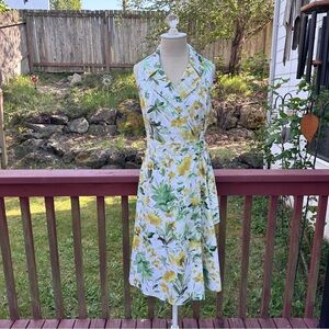 London Style Collection Floral Wrap Dress 16 spring flowers graduation event